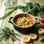 Receta de potaje de lentejas y verduras