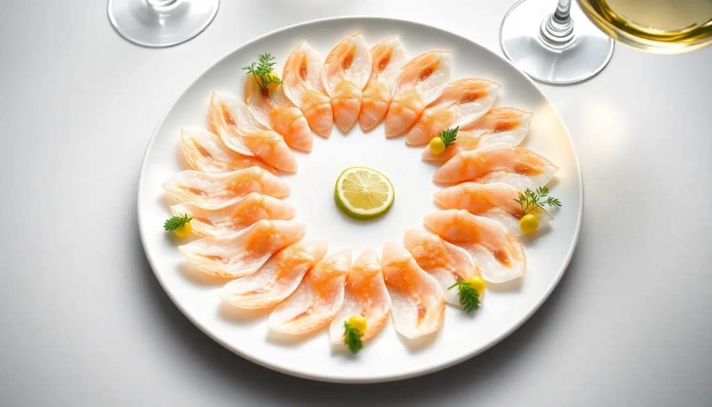 receta de carpaccio de gambas facil y deliciosa