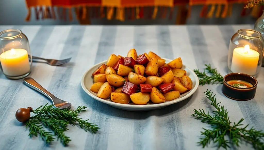 receta de patatas guisadas con costillas adobadas