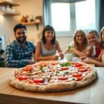 Receta de pizza en freidora de aire
