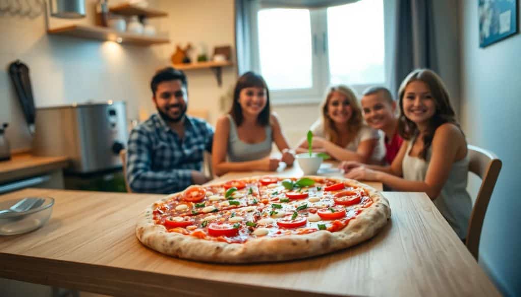 receta de pizza en freidora de aire
