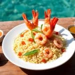 Receta de arroz con sepia y gambas fácil y deliciosa