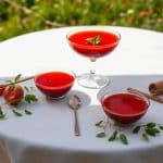 Receta de gazpacho de sandía con albahaca