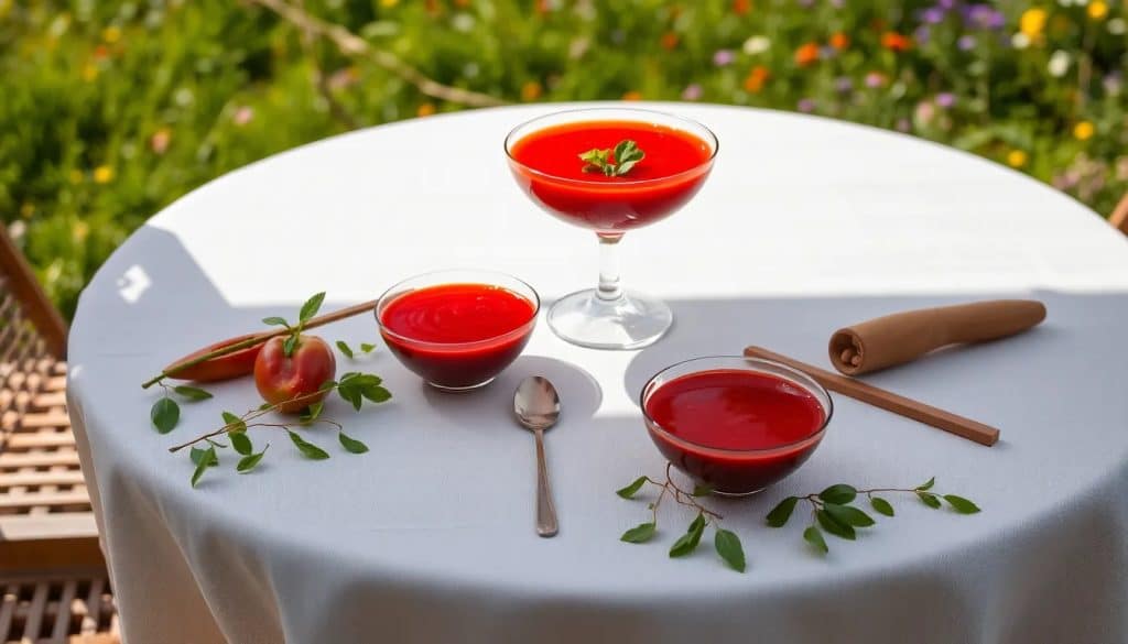 receta de gazpacho de sandia con albahaca