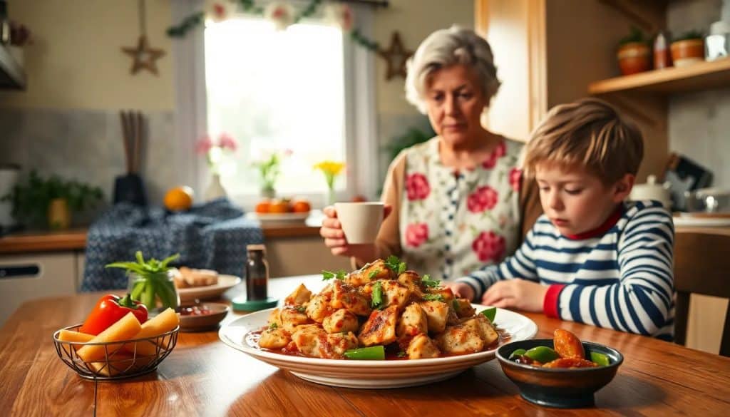 receta de pollo en salsa de la abuela